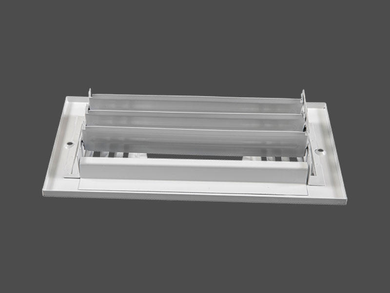 Air Register factory Steel straight-blade suppy three way air register with multi-louver damper for ceiling or sidewall 3SW