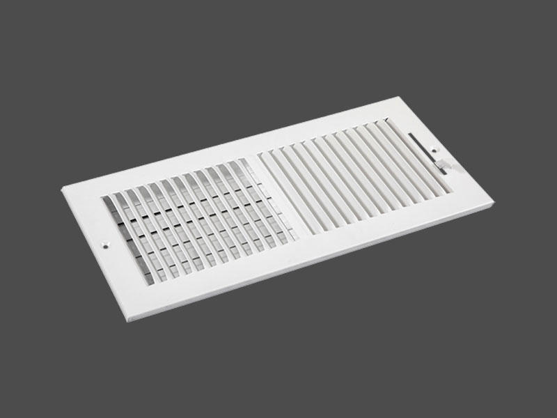 Two-Way Ventilation Steel Sidewall and Ceiling Air Register-2SW