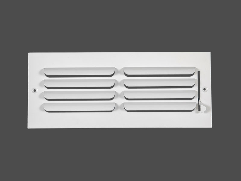 1-Way Sidewall or Ceiling Fixed Curved Blade AIR Supply Diffuser  1CB