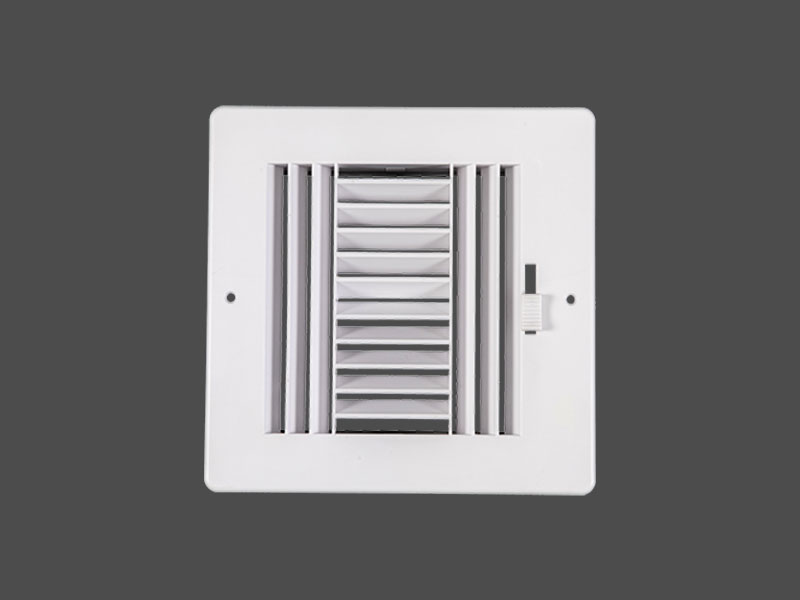 Four-Way Plastic Side Wall/Ceiling Register 4SW-P