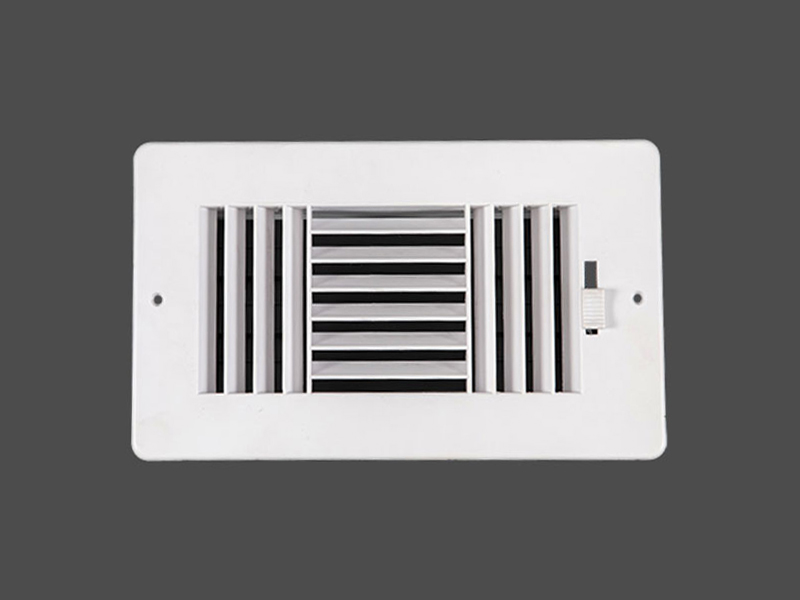 Three-Way Plastic Side Wall/Ceiling Register 3SW-P