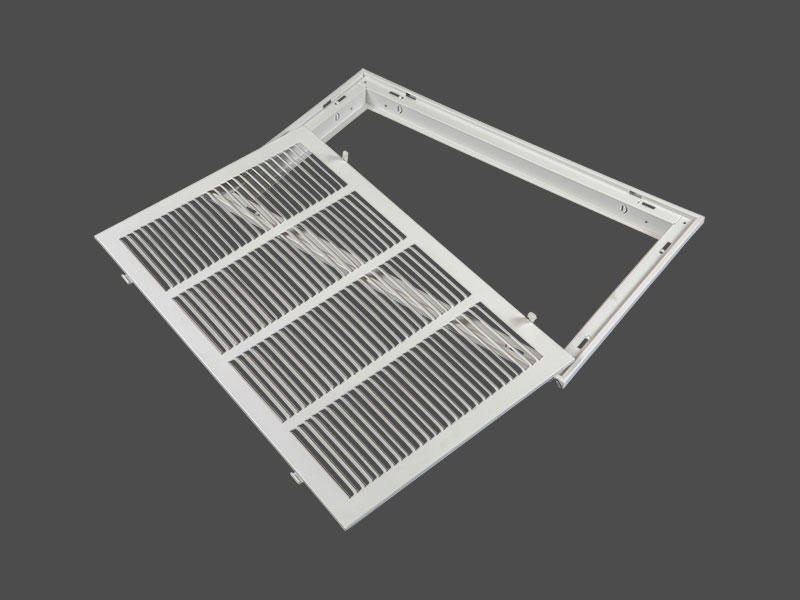Steel Return Air Grille | HVAC Vent Cover Grill for Sidewall and Ceiling-1RAF