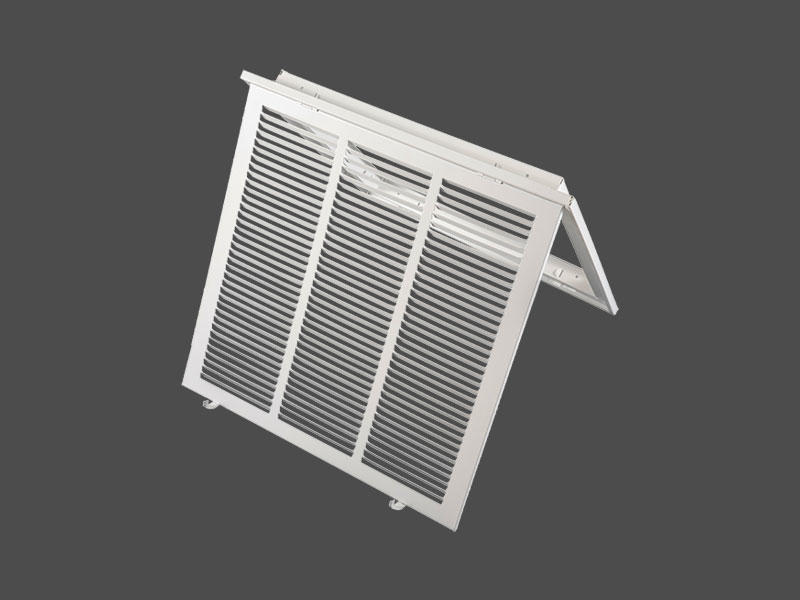 Air Grilles factory Steel Return Air Filter Grille [Removable Face/Door] for 1-inch Filters HVAC Duct Cover Grill-1RAF