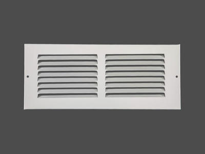 Steel baseboard return air grille -BRA