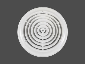 Round Ceiling Diffuser - Easy Air Flow - HVAC Vent Duct Cover CAD