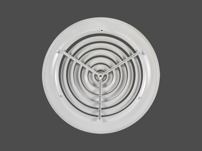 Round Ceiling Diffuser - Easy Air Flow - HVAC Vent Duct Cover CAD