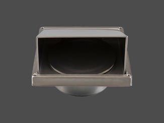 Stainless Steel Wall Vent Cap Square External Extractor Exhaust Fan Vent HB-SUA