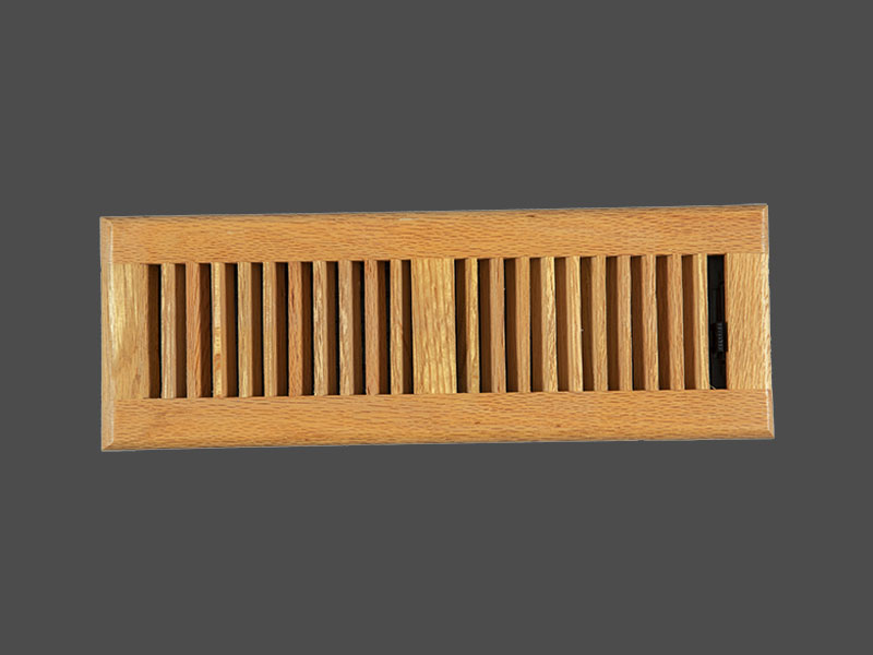 Wooden Floor Register with Louvered 2RWF