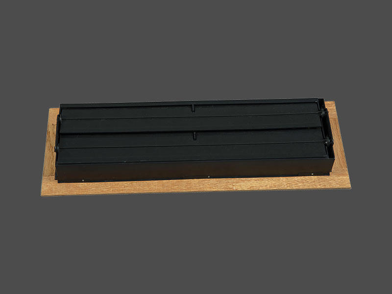 Wooden Floor Register with Louvered 2RWF