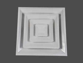 Air Register manufacturer Steel ceiling Air Conditioner square diffuser T-Bar Lay-in - 3 Coned 4CSD