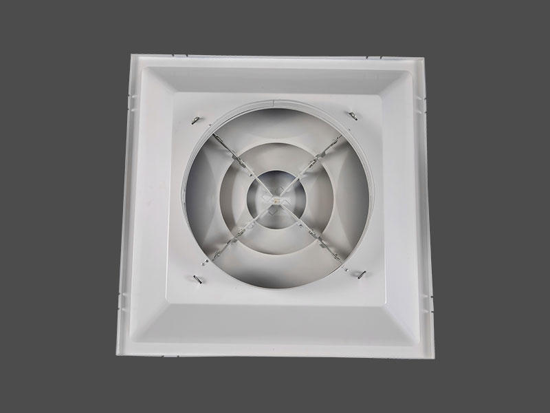 Air Register manufacturer Steel ceiling Air Conditioner square diffuser T-Bar Lay-in - 3 Coned 4CSD