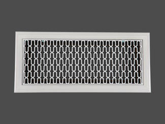 White Finish Decorative Register Covers  Air Vent Cover Grille HB-TY