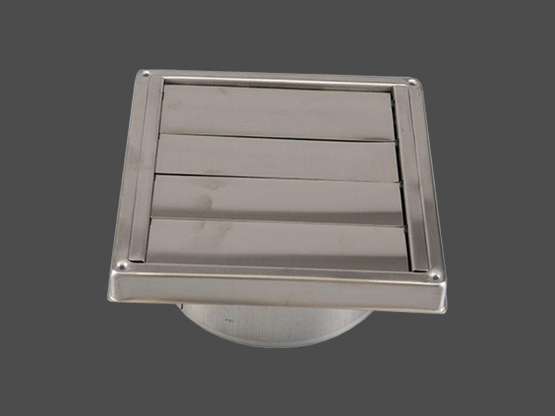 Stainless Steel External Air Vent Outdoor Dryer Wall Air Vent Filter Square HB-SMS