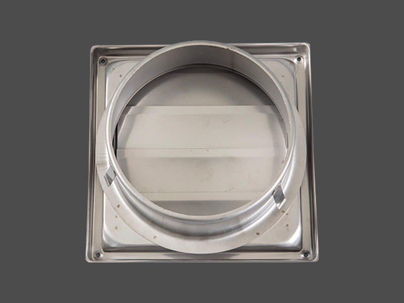 Stainless Steel External Air Vent Outdoor Dryer Wall Air Vent Filter Square HB-SMS