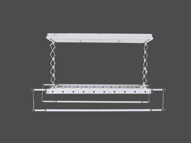 Electric clothes dryer remote control retractable aluminum customised hangers with lighting for clothes YL.L3-Bc
