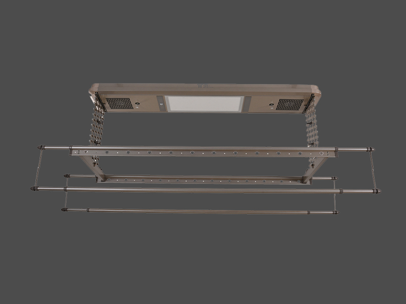 Automatic electric smart metal laundry cloth hanger aluminum clothes rack hanger YL.L5-PFG Bc